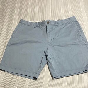 J. Crew Men's Light Blue Flat Front Shorts